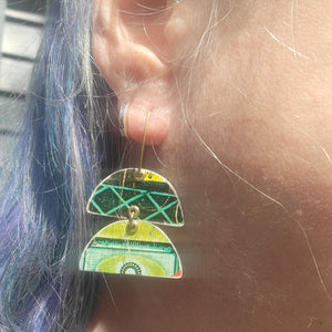 Le Vieux Marché Collection - Repurposed Vintage Tin Earrings