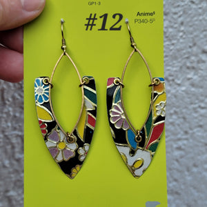 Dark Floral Collection - Repurposed Tin Jewelry