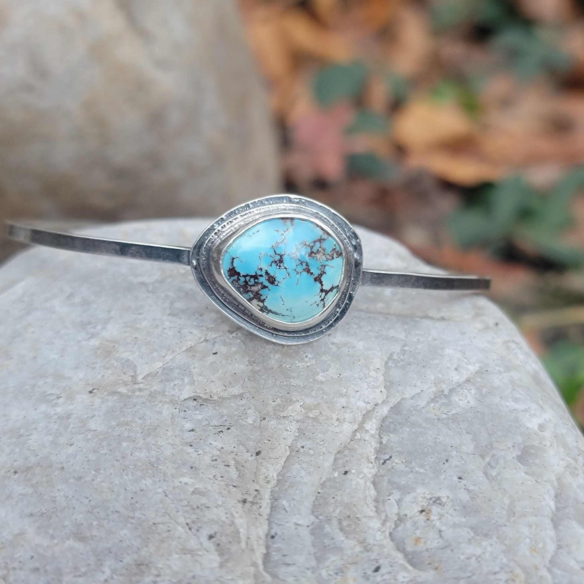 Gemstone Cuff Bracelet Collection in Sterling Silver