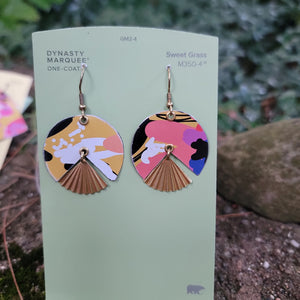 Summery Flowers Collection - Repurposed Tin Earrings