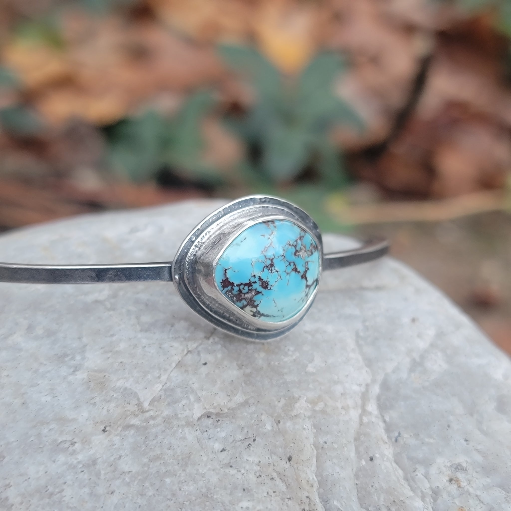 Gemstone Cuff Bracelet Collection in Sterling Silver