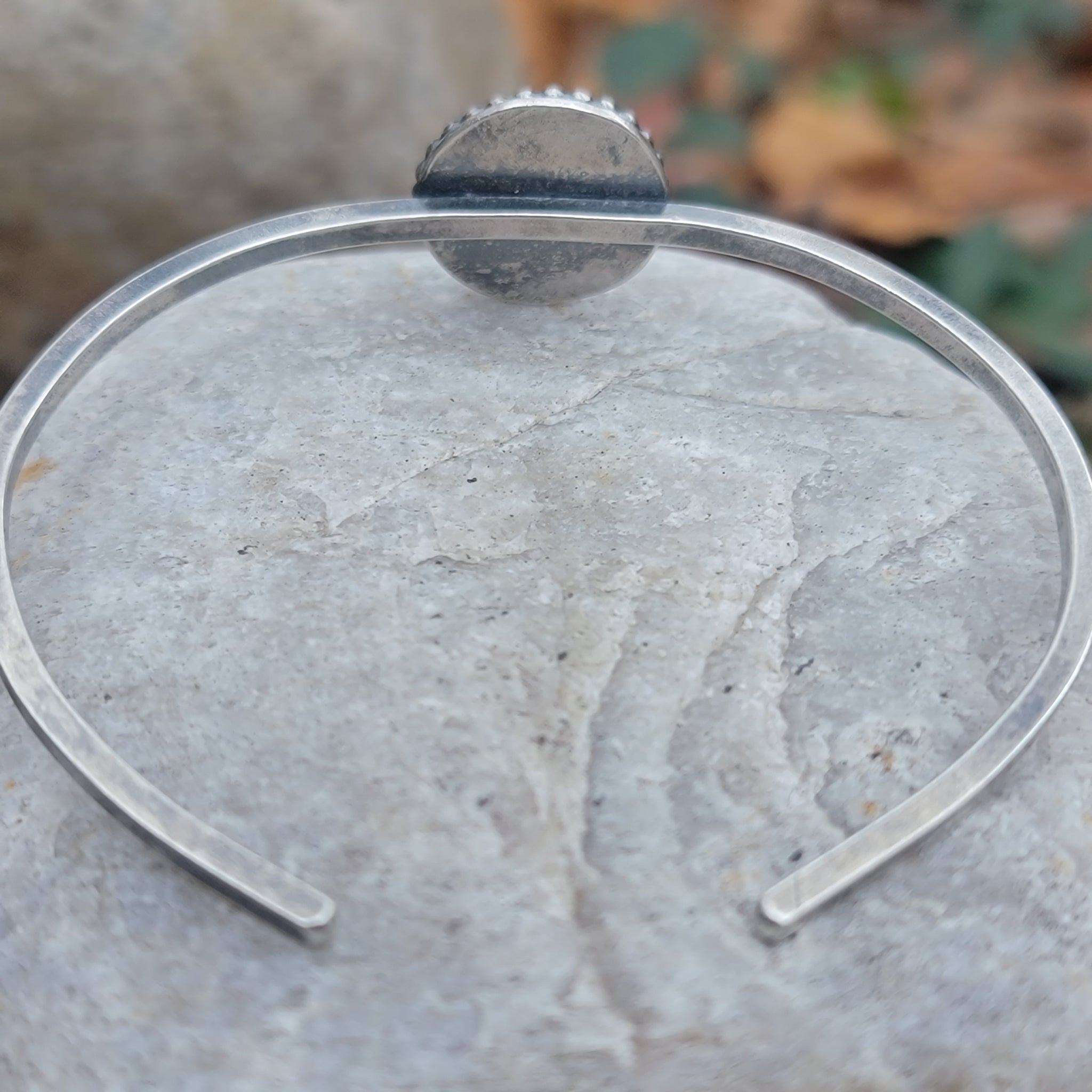 Gemstone Cuff Bracelet Collection in Sterling Silver