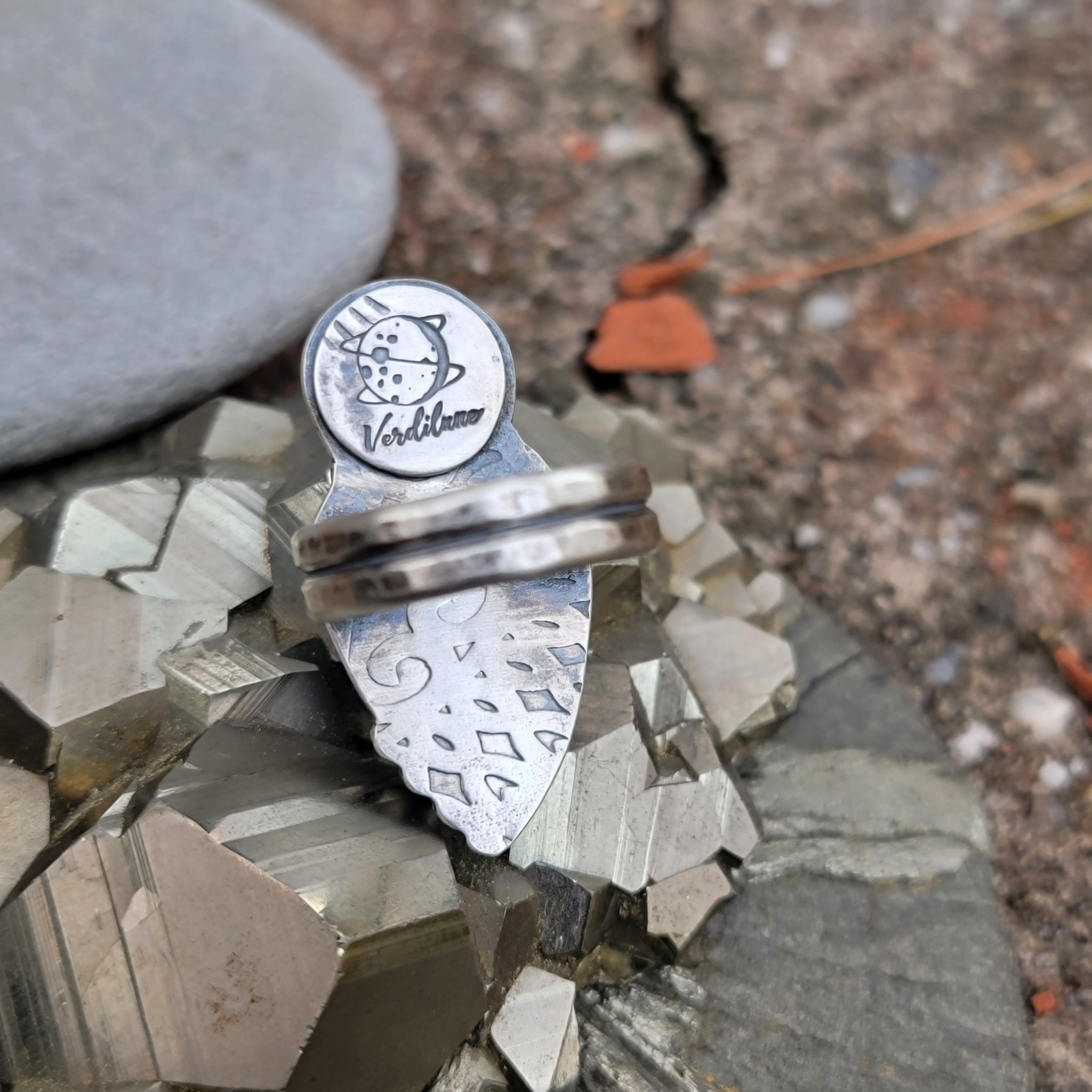 Chrysocolla Druzy Pendant & Ring Collection in Sterling Silver