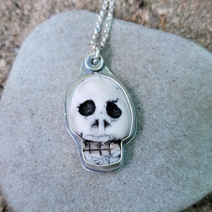 Nerd Skullies - Ceramic Pendants & Ring Halloween Collection