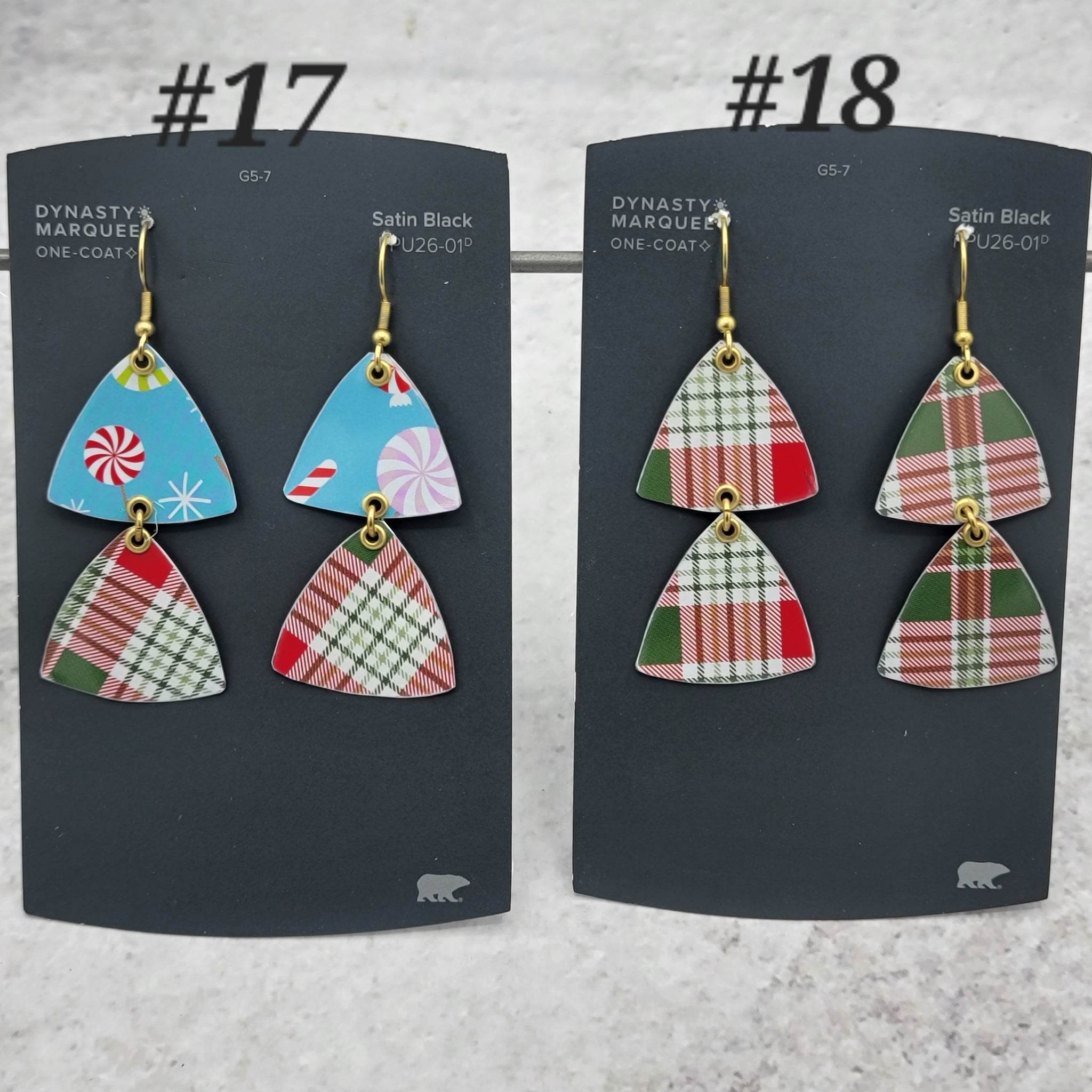 Holiday 2025 Collection - Repurposed Vintage Tin Earrings & Necklaces