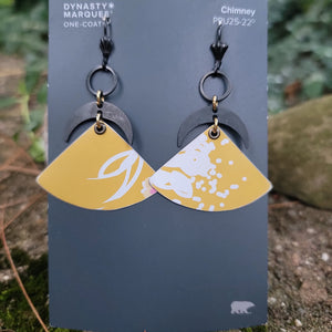 Summery Flowers Collection - Repurposed Tin Earrings