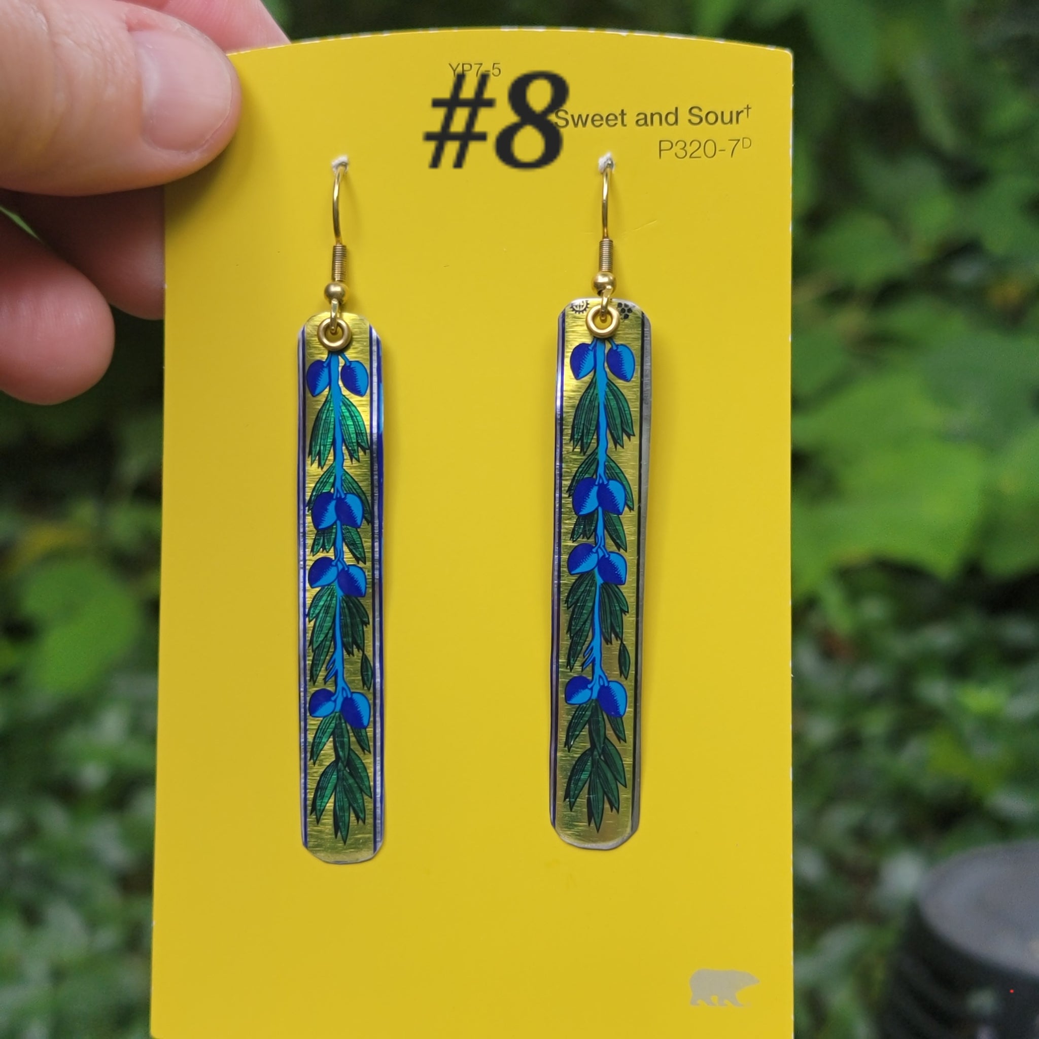 Olive Oil Canister Collection - Repurposed Tin Earrings