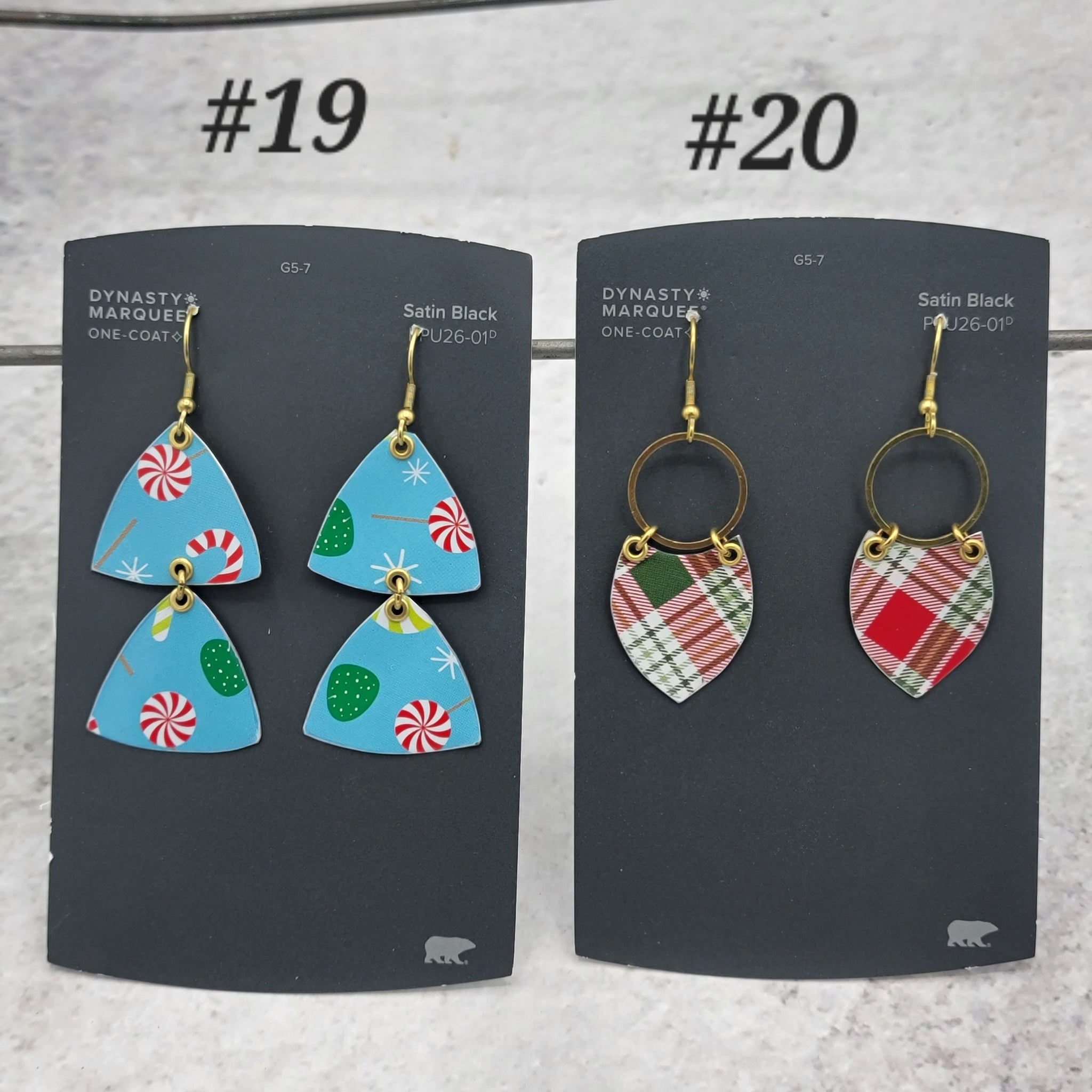 Holiday 2025 Collection - Repurposed Vintage Tin Earrings & Necklaces