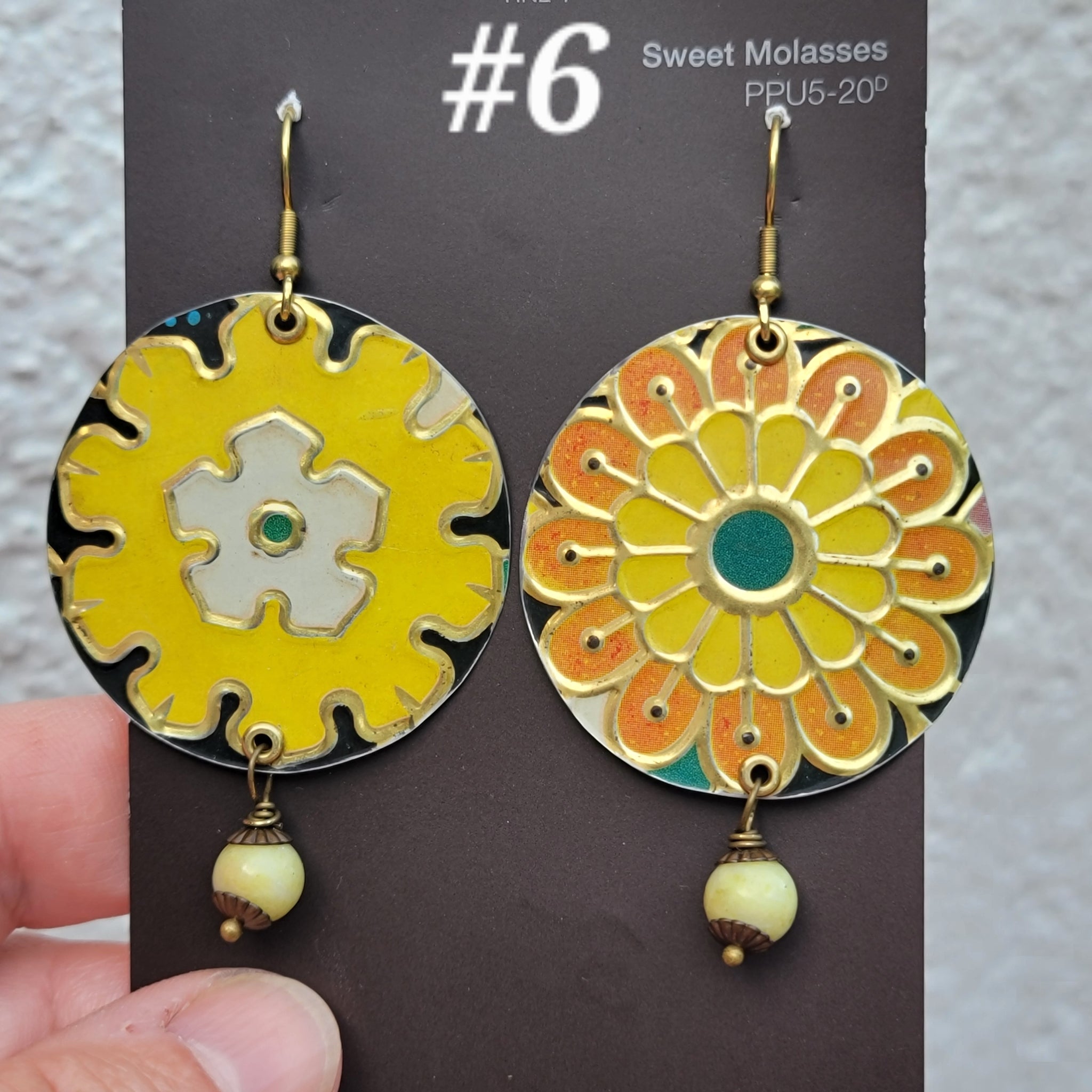 Dark Floral Collection - Repurposed Tin Jewelry