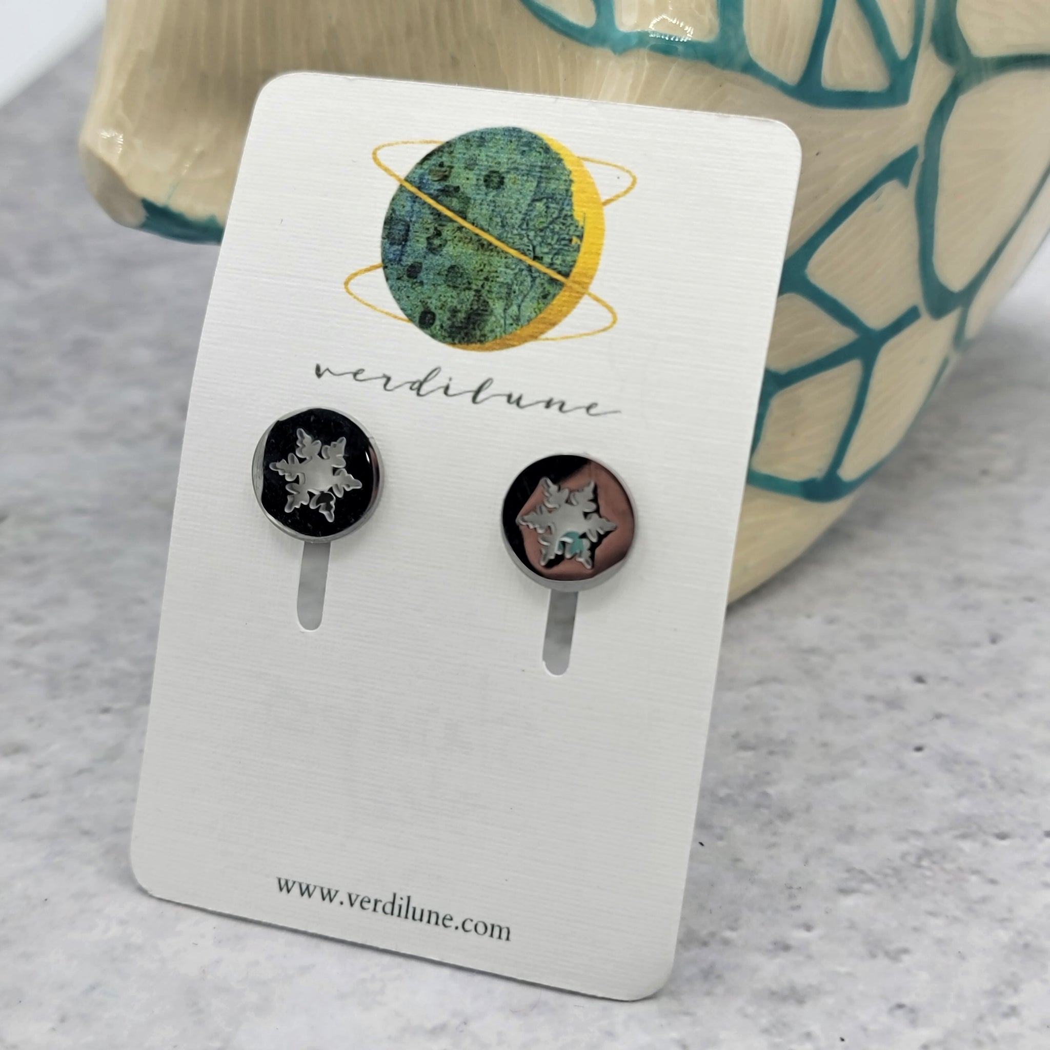 Holiday Stainless Steel Post Earrings