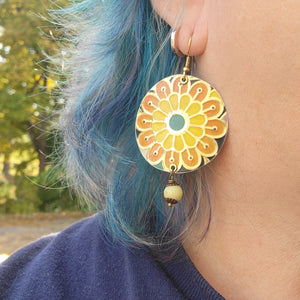 Dark Floral Collection - Repurposed Tin Jewelry