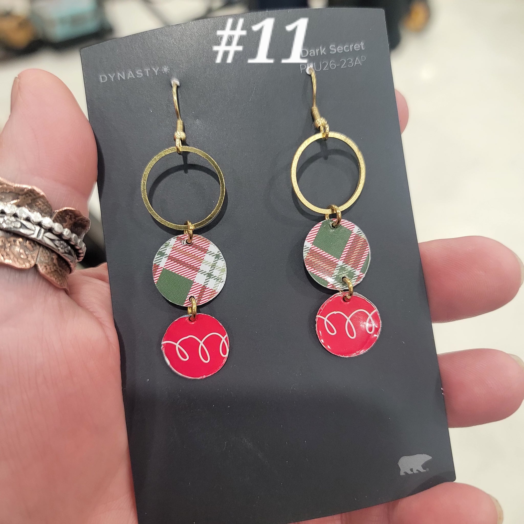 Holiday 2025 Collection - Repurposed Vintage Tin Earrings & Necklaces