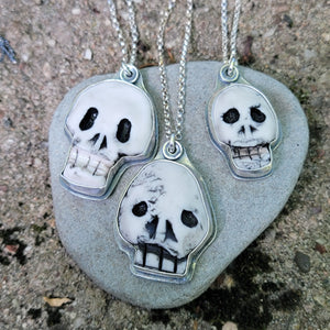 Nerd Skullies - Ceramic Pendants & Ring Halloween Collection