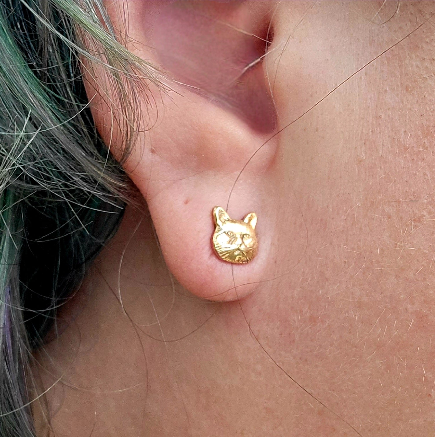 Grumpy Cat Posts - Stud Earrings