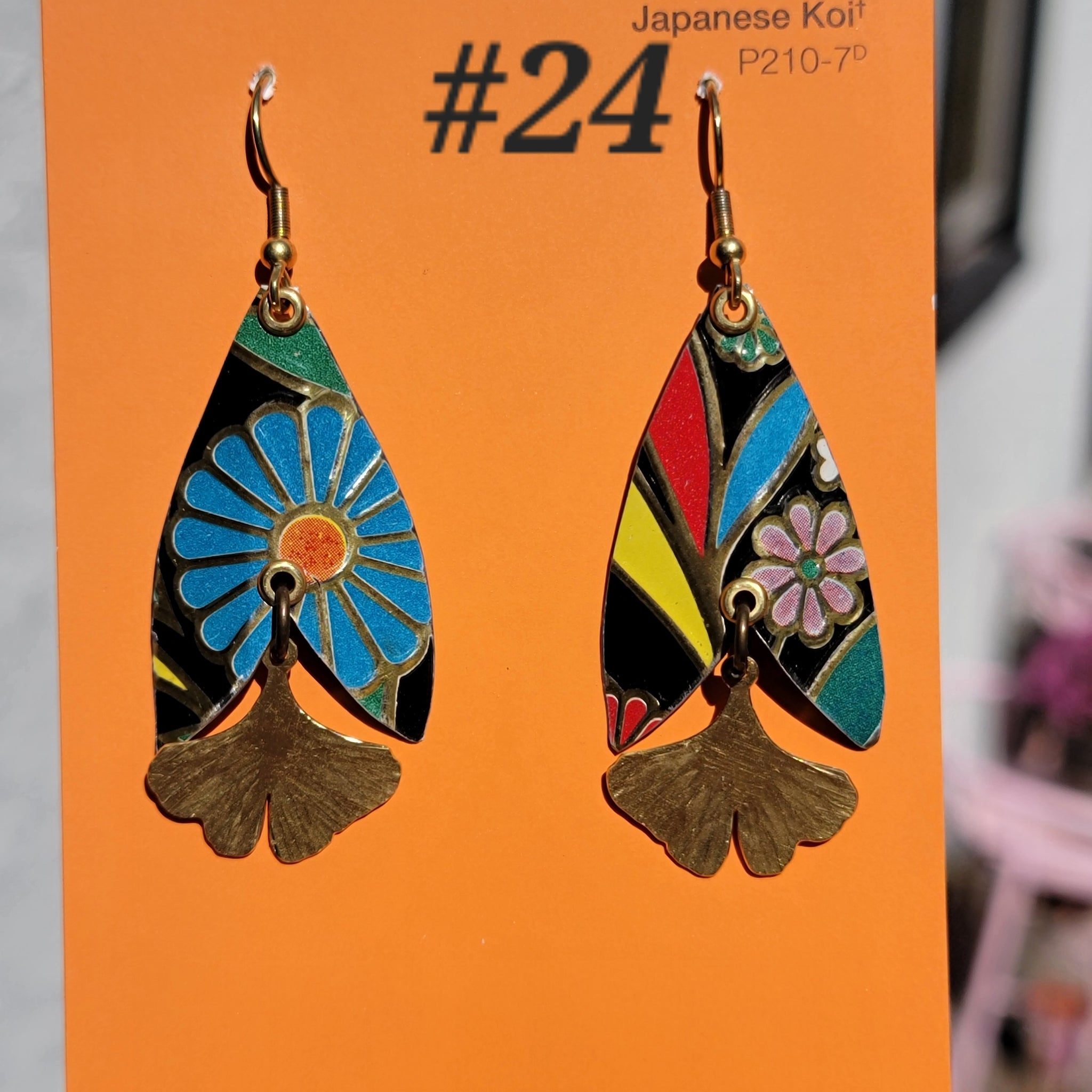 Dark Floral Collection - Repurposed Tin Jewelry