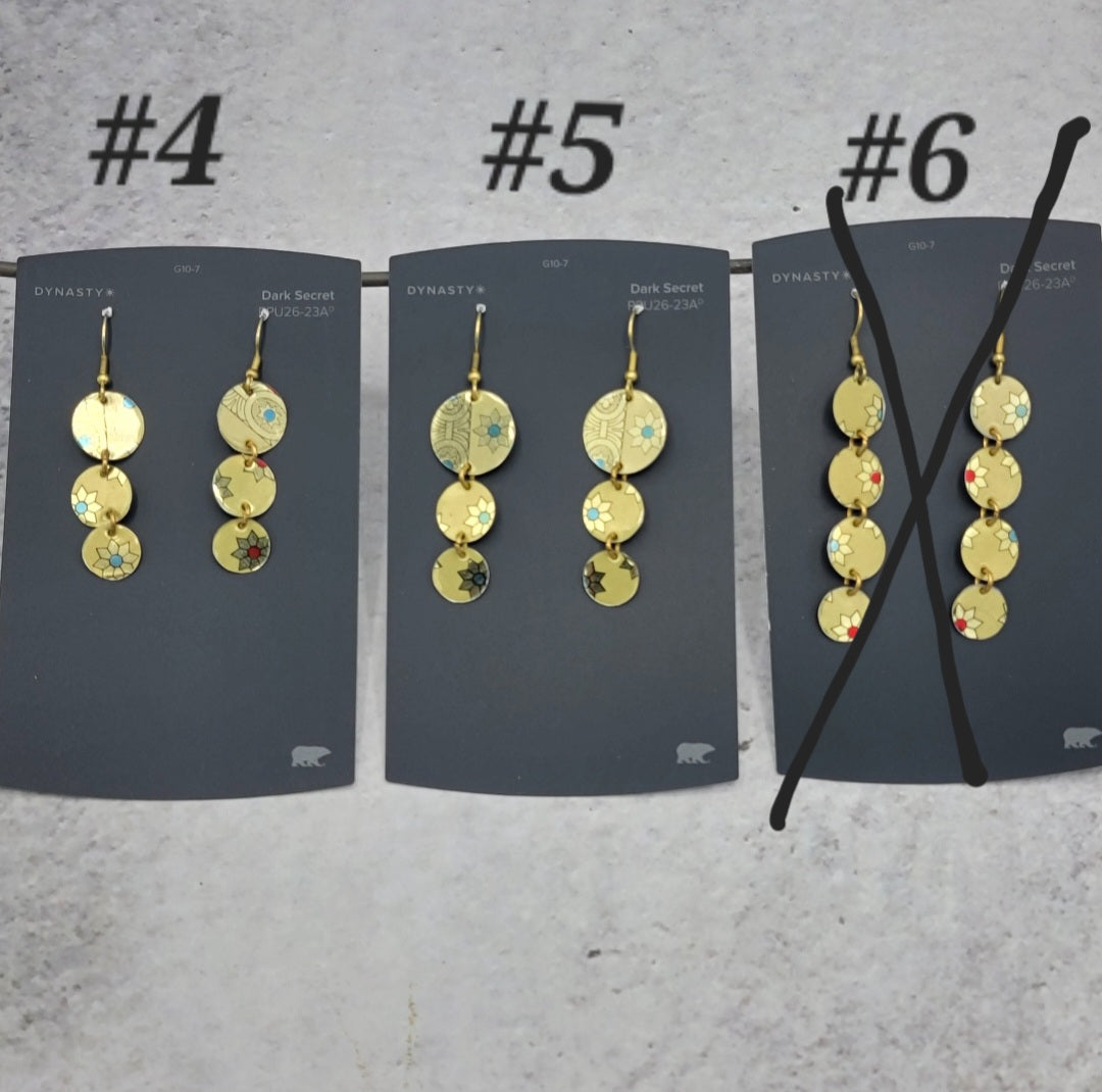 Holiday 2025 Collection - Repurposed Vintage Tin Earrings & Necklaces