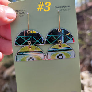 Le Vieux Marché Collection - Repurposed Vintage Tin Earrings