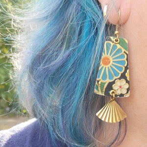 Dark Floral Collection - Repurposed Tin Jewelry