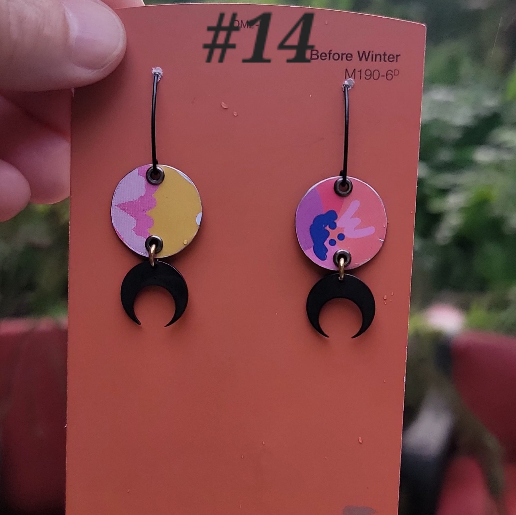 Summery Flowers Collection - Repurposed Tin Earrings