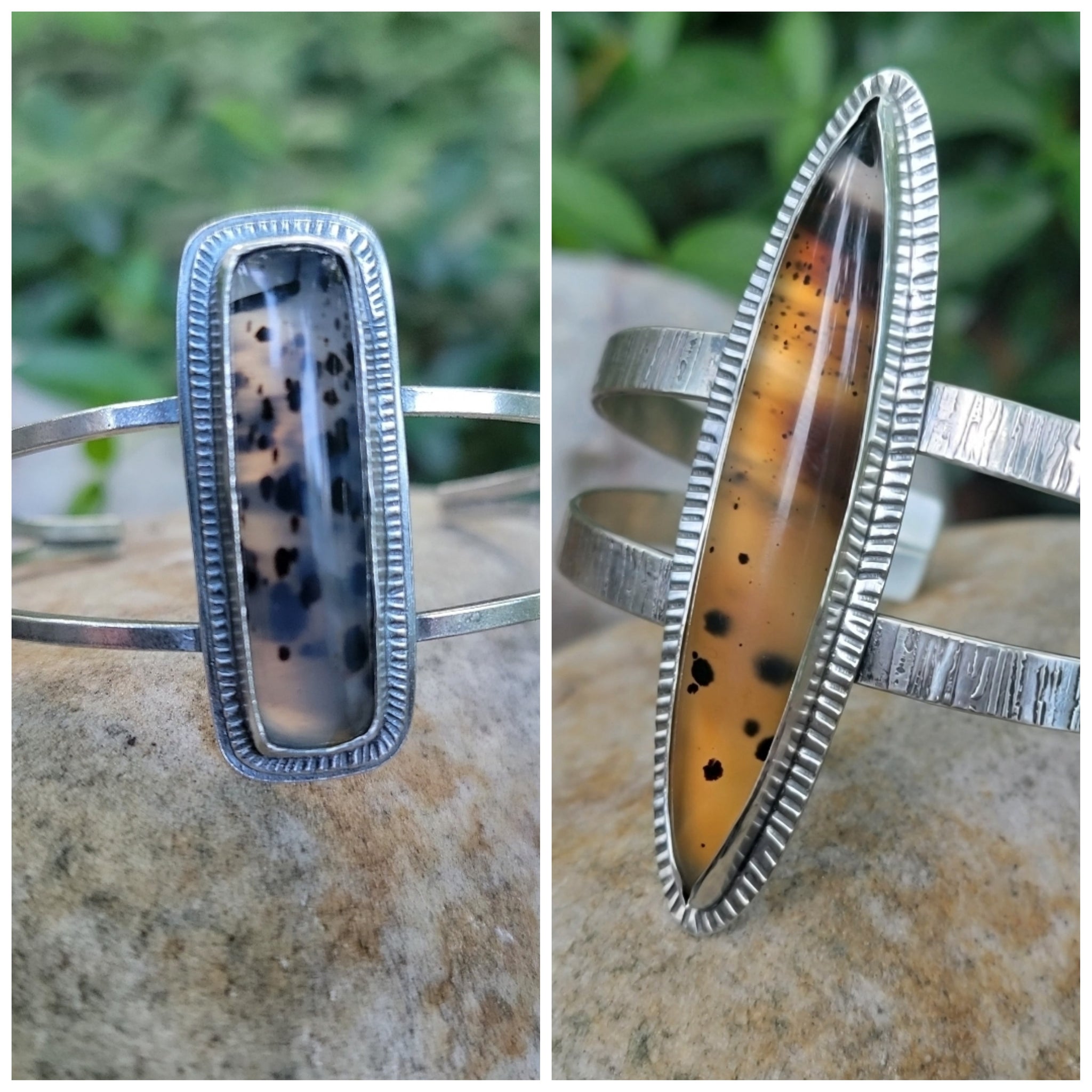 Montana Agate Collection in Sterling Silver