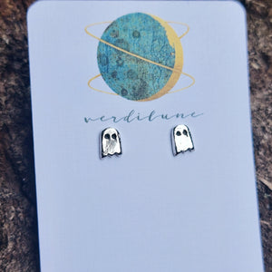 Ghost Posts - Stud Earrings in Sterling Silver