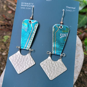 Olive Oil Canister Collection - Repurposed Tin Earrings