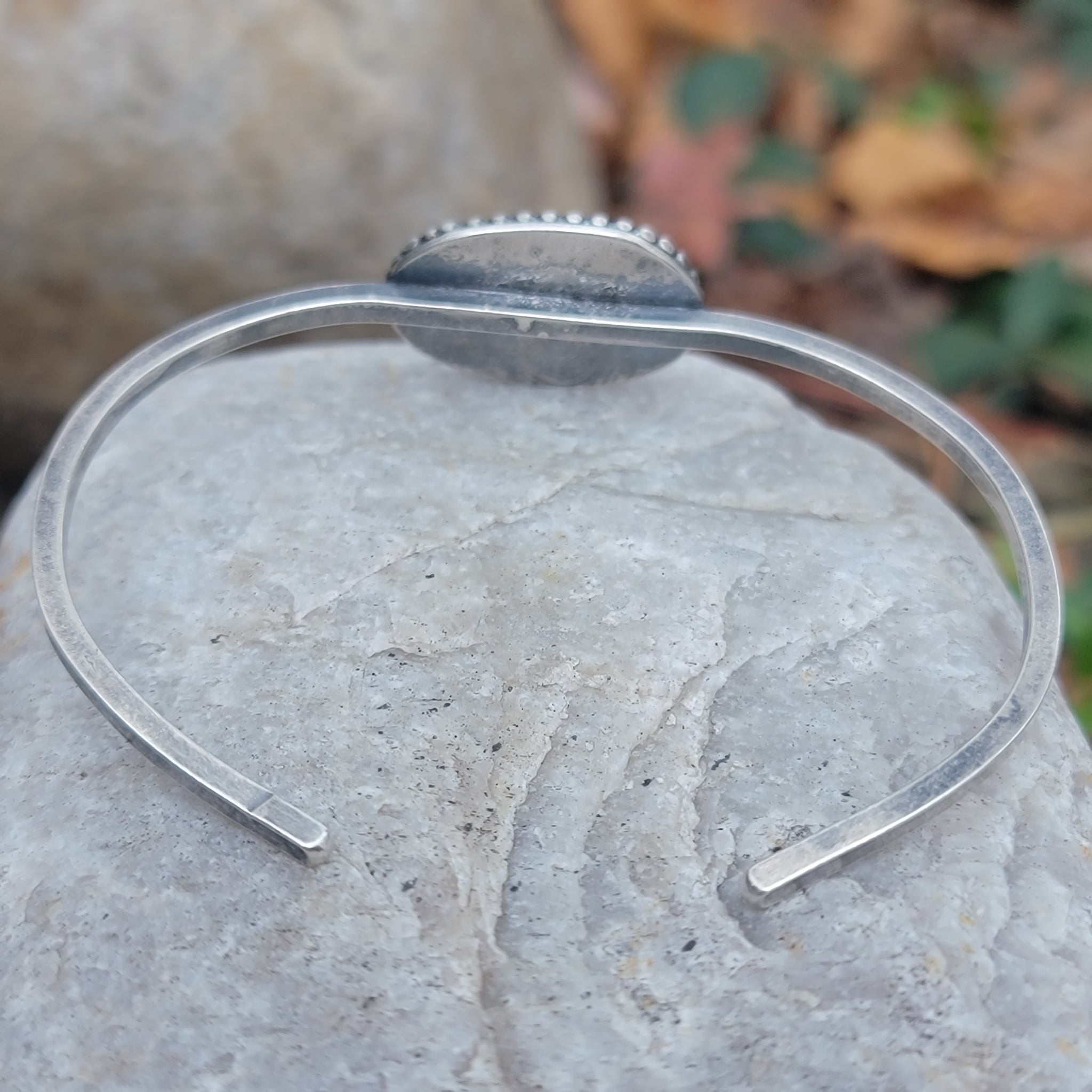 Gemstone Cuff Bracelet Collection in Sterling Silver