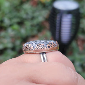 Spiderweb Bezel Pendants & Ring Halloween Collection