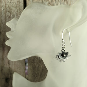 The Woodland Collection - Ombré Gingko Leaf Earrings in Sterling Silver