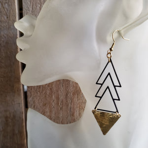 Elemental Metals Collection ◇Zenith◇ Celestially-Inspired Brass Earrings