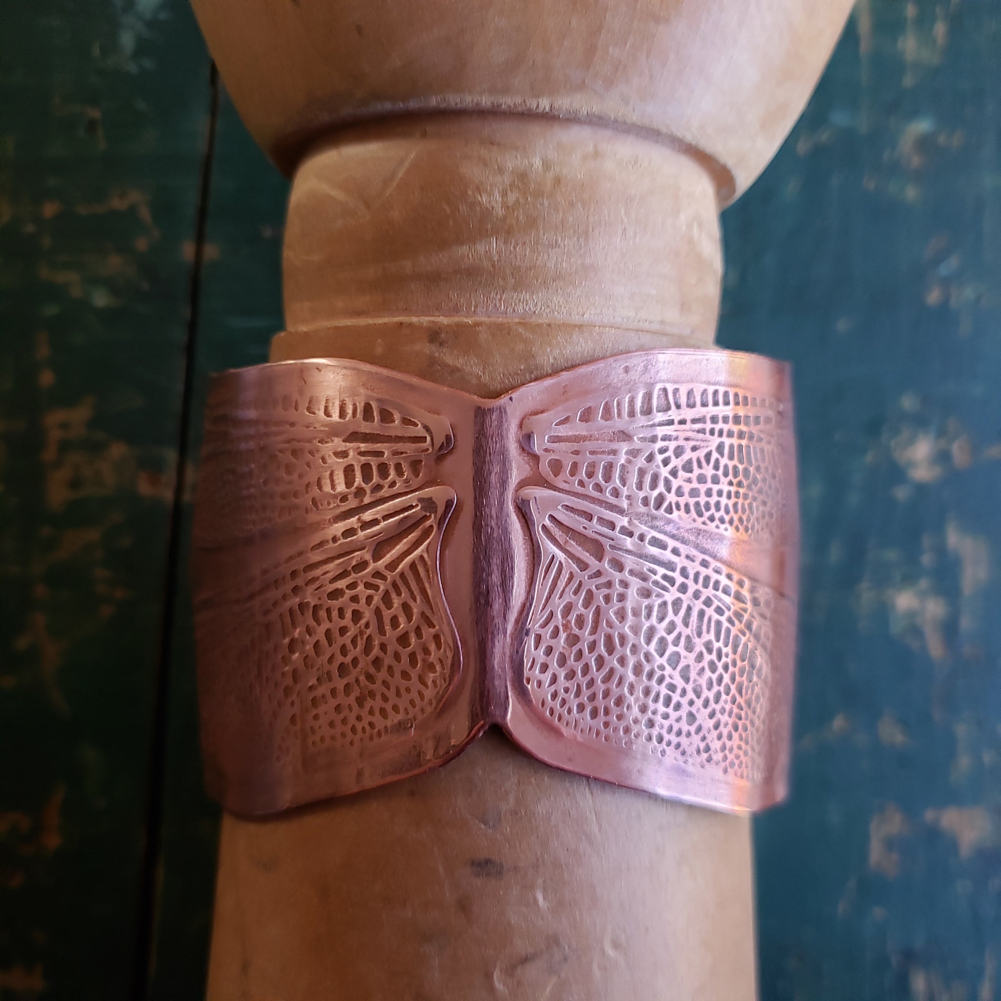 Dragonfly Wing Cuff in Copper