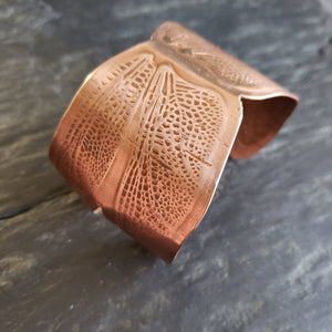 Dragonfly Wing Cuff in Copper