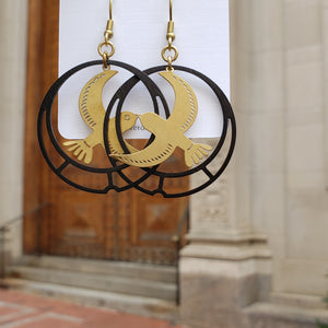 Elemental Metals Collection ◇ Soar ◇ Celestially-Inspired Brass Earrings