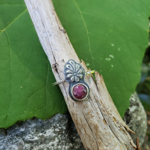 Sterling Silver Token Gemstone Rings - Rubies & Sapphire