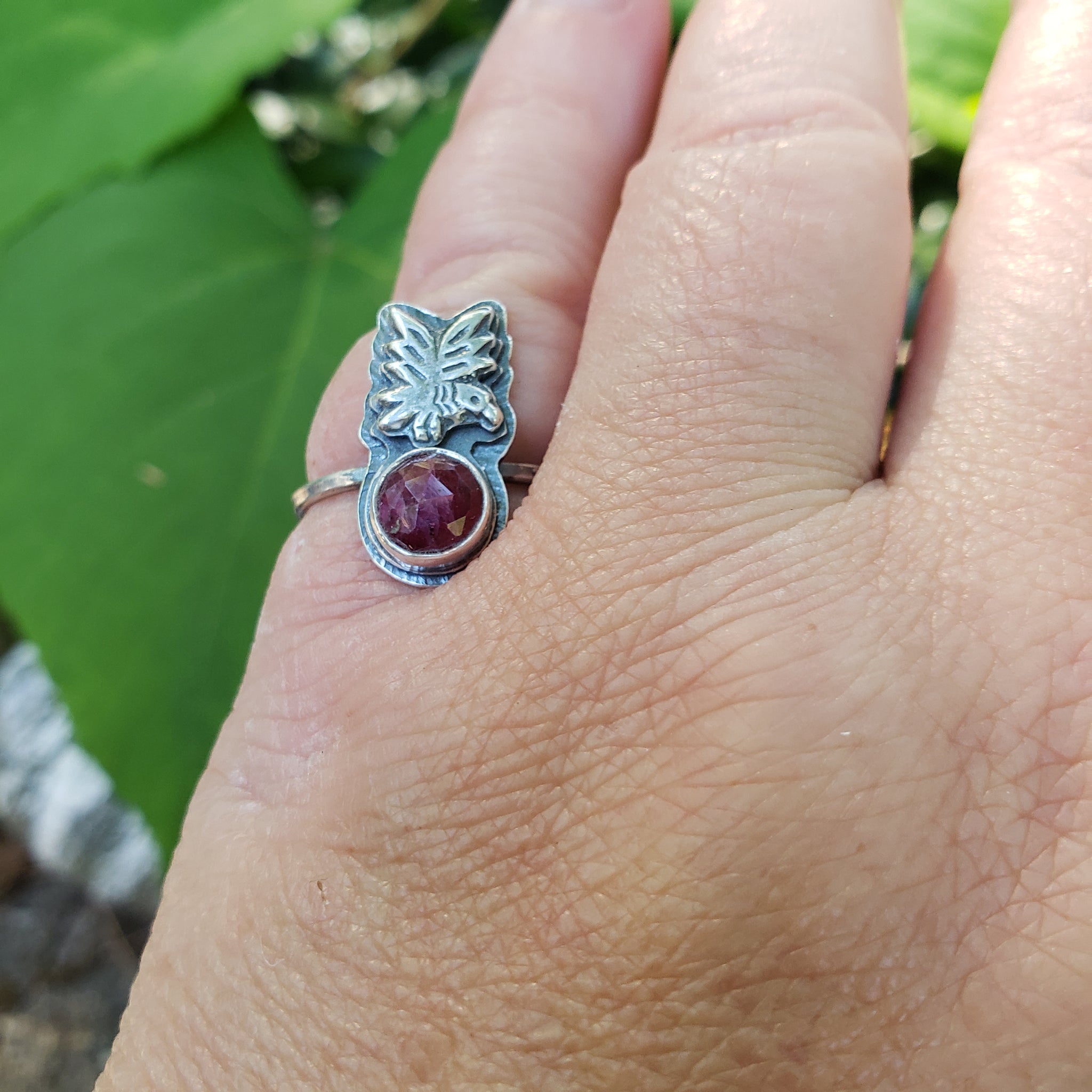 Sterling Silver Token Gemstone Rings - Rubies & Sapphire