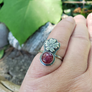 Sterling Silver Token Gemstone Rings - Rubies & Sapphire