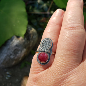 Sterling Silver Token Gemstone Rings - Rubies & Sapphire