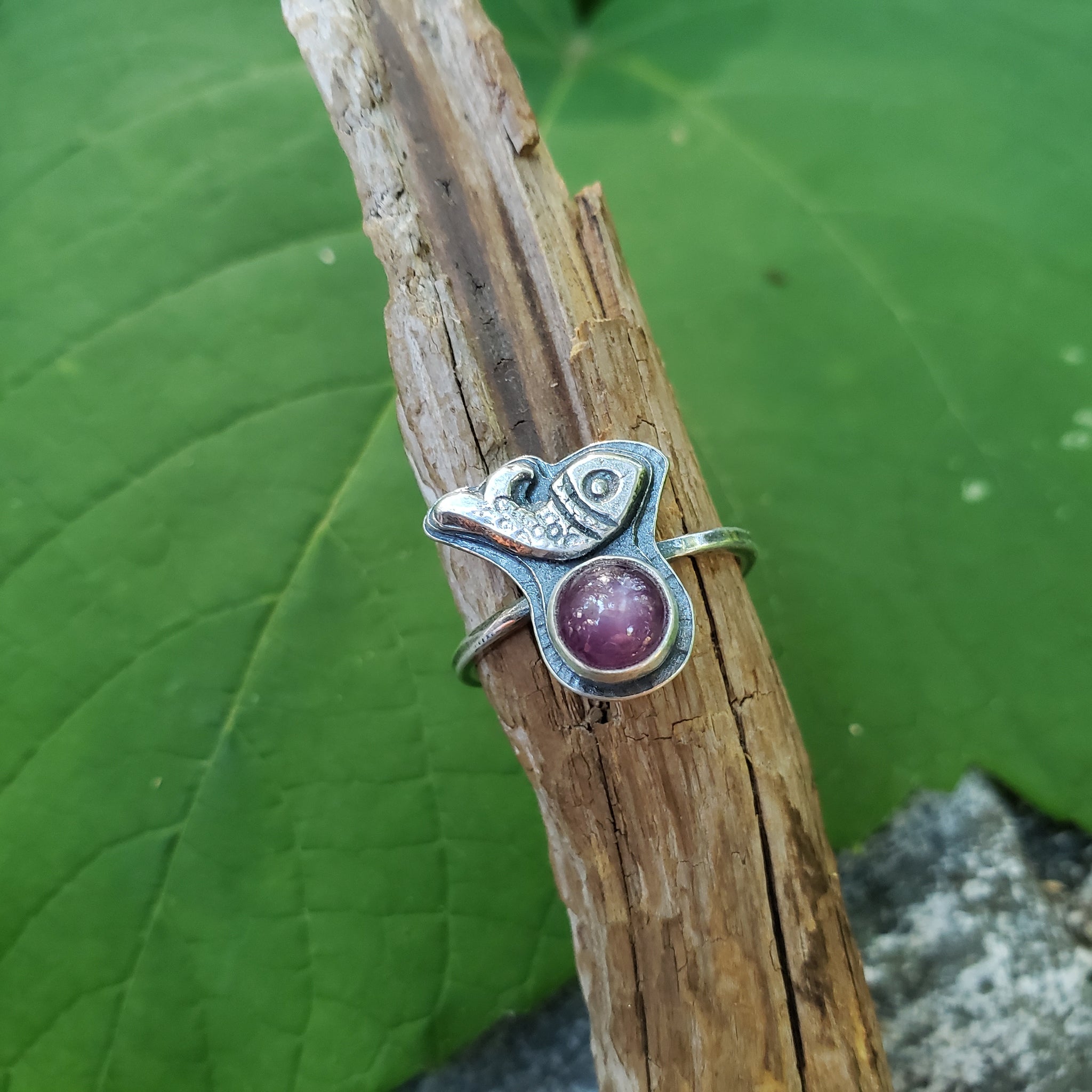 Sterling Silver Token Gemstone Rings - Rubies & Sapphire