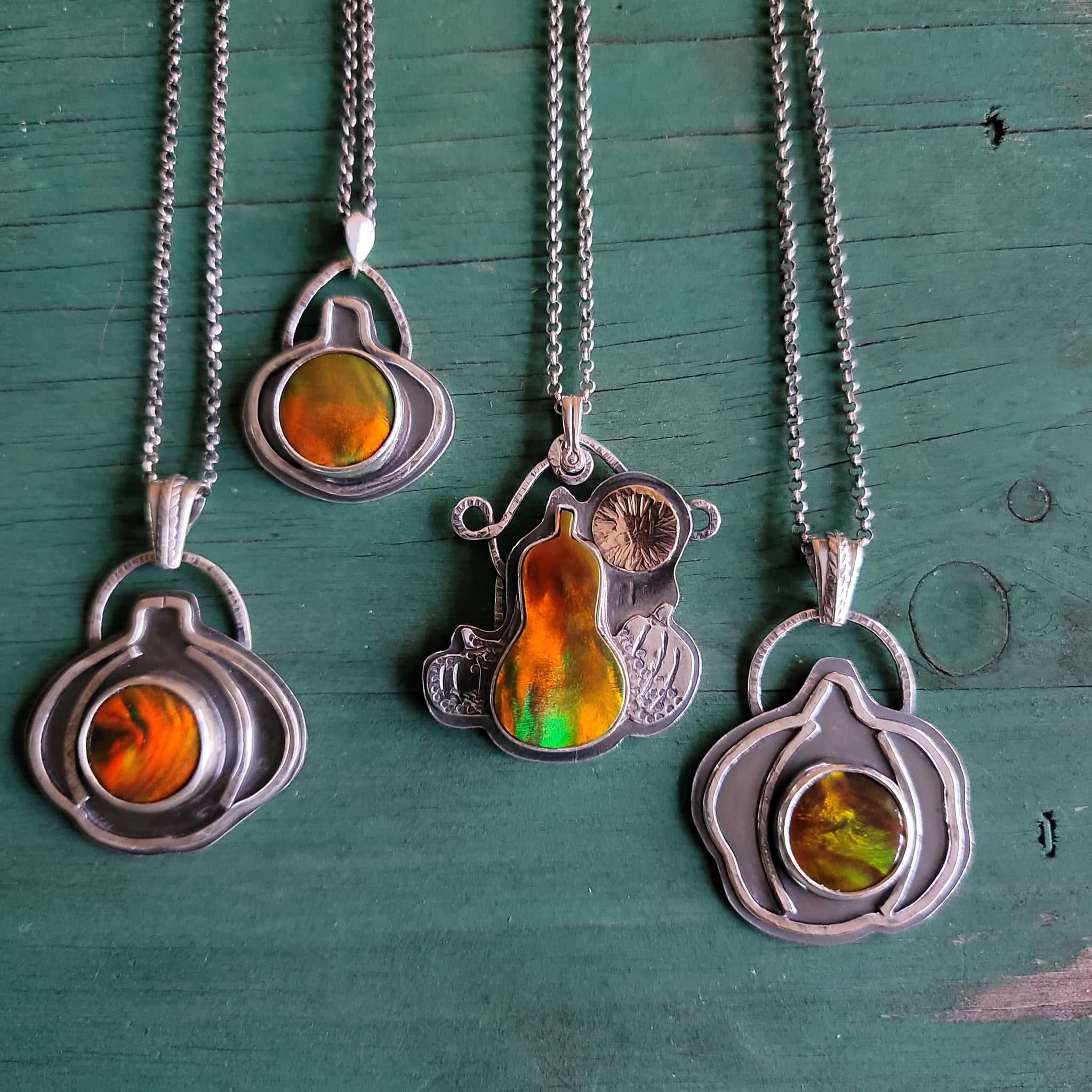 The Pumpkin Patch! (Wire Wrapped Pumpkin Pendants) - Completed
