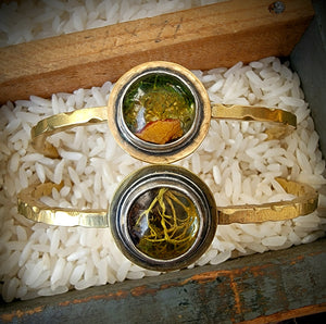 Woodland Lichen & Moss Terrarium Collection in Sterling Silver