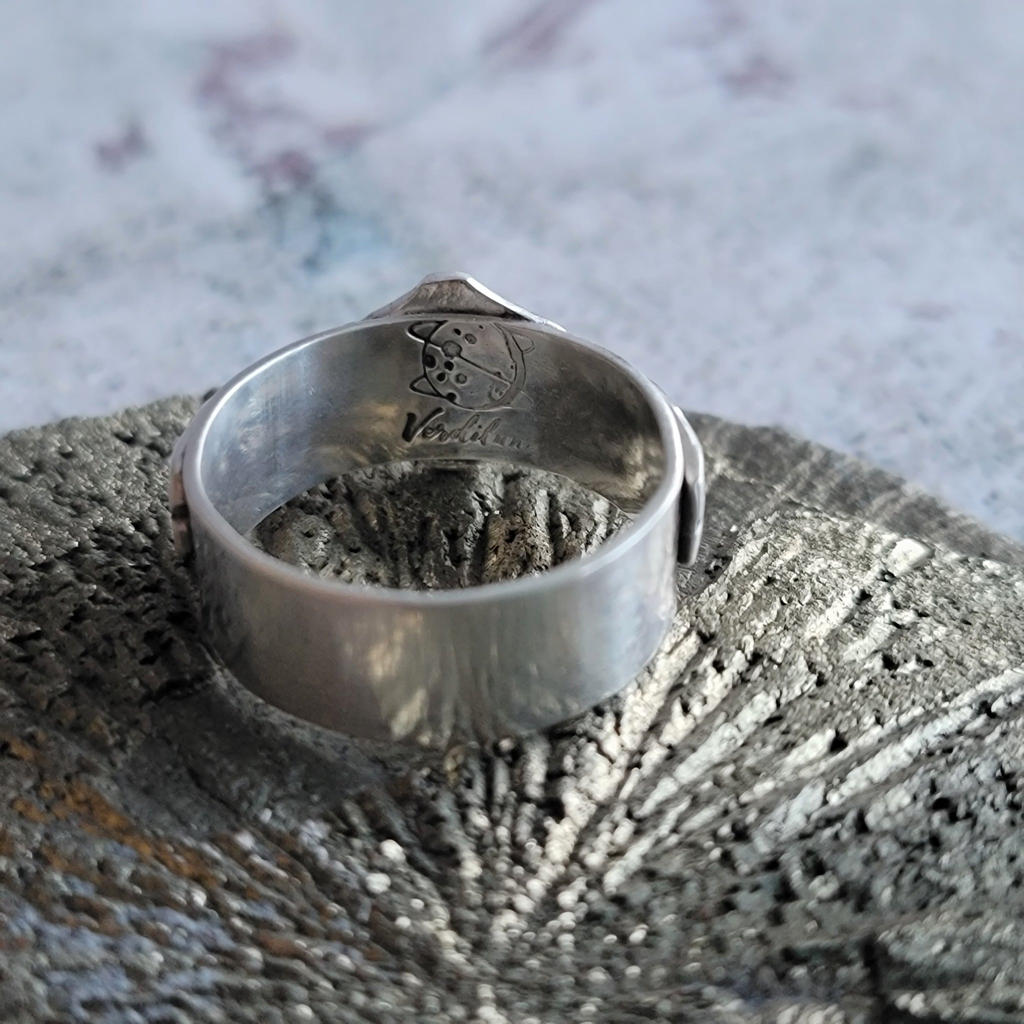 Scarab Ring in Fine & Sterling Silver