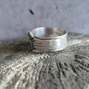 Scarab Ring in Fine & Sterling Silver