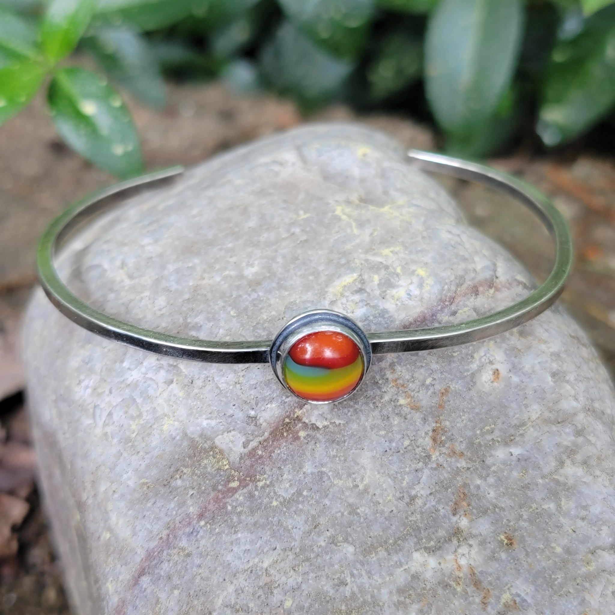 Pride 2022 Collection - Rainbow Glass in Sterling Silver