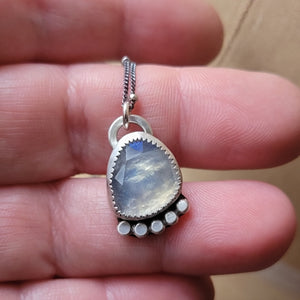 Skipping Stones Gemstone Pendants in Sterling Silver