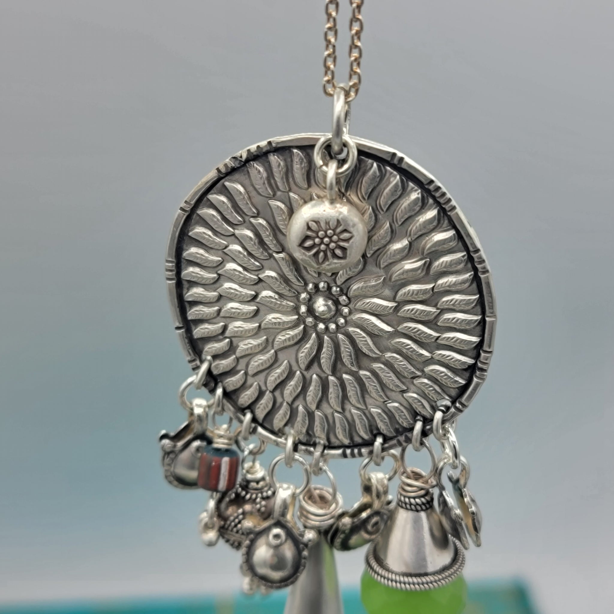 Nomad Charm Pendants in Sterling Silver