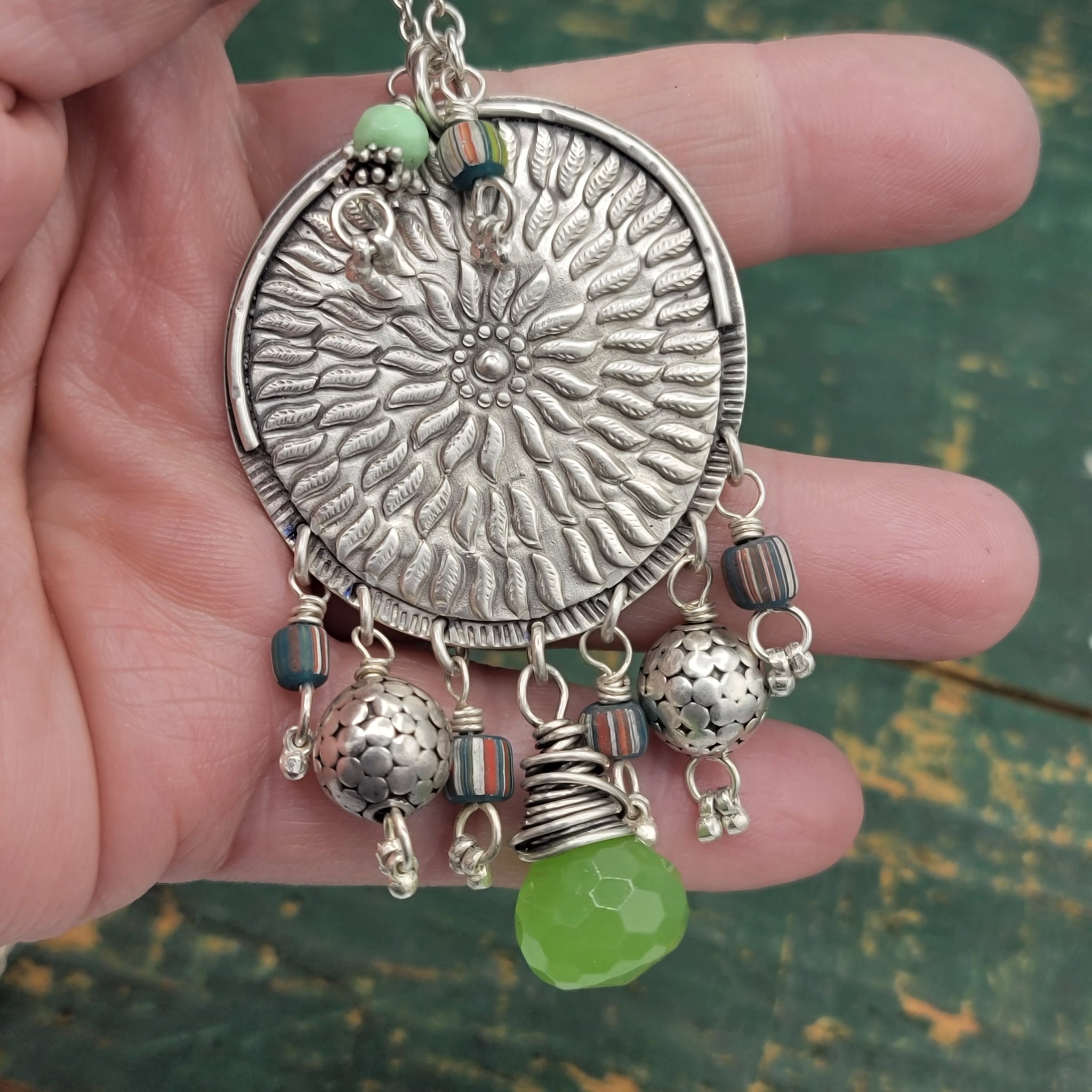 Nomad Charm Pendants in Sterling Silver