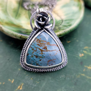 DEPTHS Teal Gemstones Collection in Sterling Silver