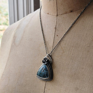 DEPTHS Teal Gemstones Collection in Sterling Silver