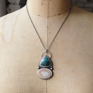 DEPTHS Teal Gemstones Collection in Sterling Silver