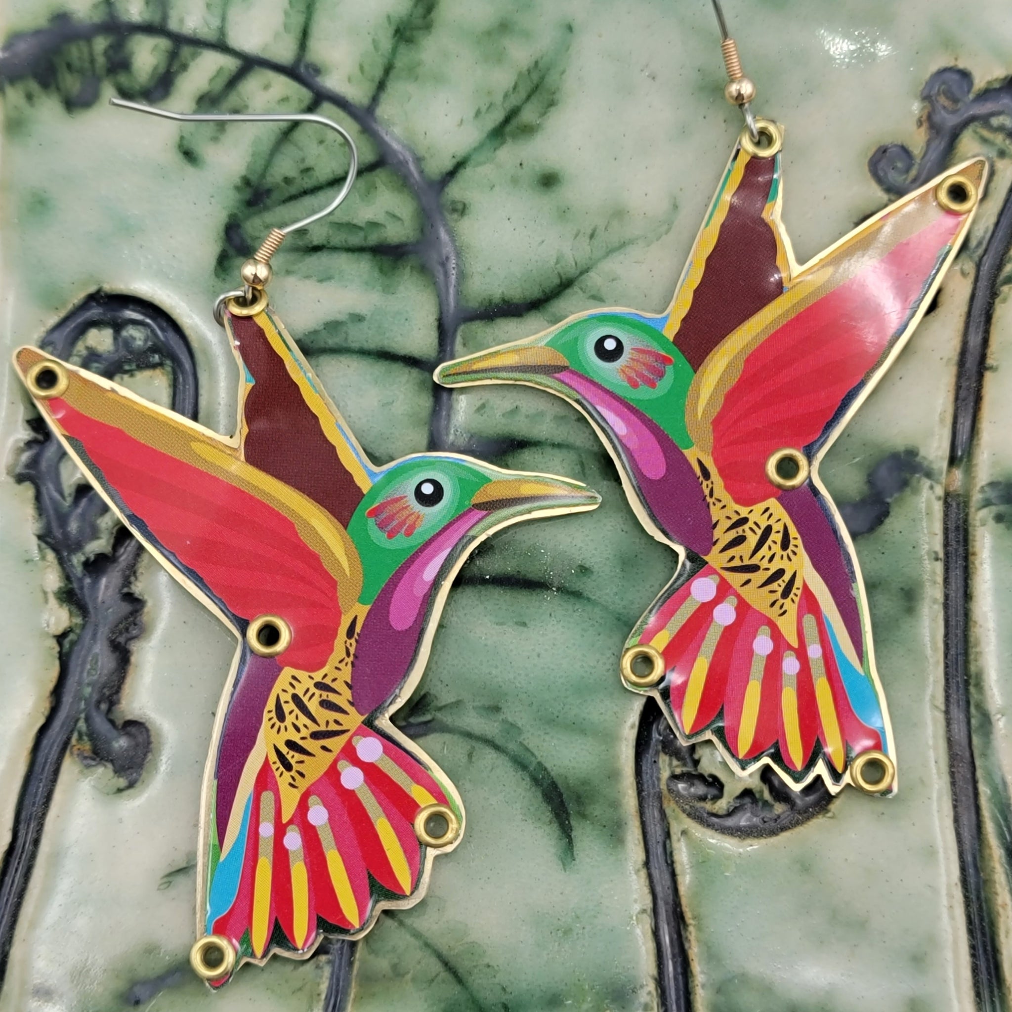 The Spirit of Mexico Collection - Repurposed Vintage Tin Jewelry